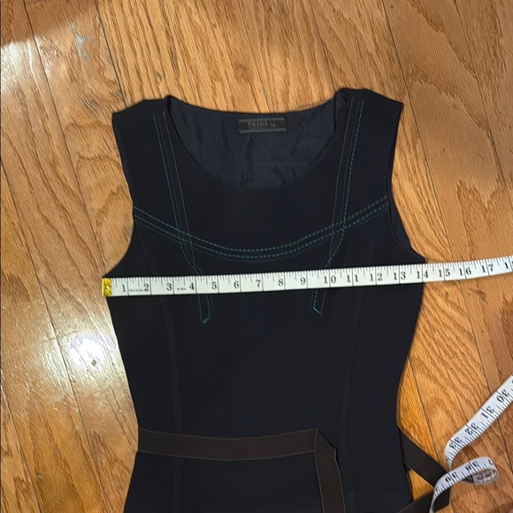 Prada Blue Fitted Sleeveless Tank Top - Picture 6 of 7